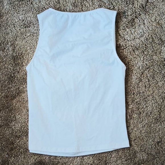 Superdown Cowl Neck Tank Top in White - Picture 2 of 5